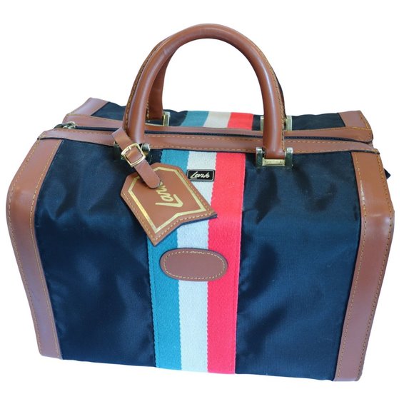 Lark Toiletry Train Case, Vintage, cosmetic bag, - Picture 3 of 10